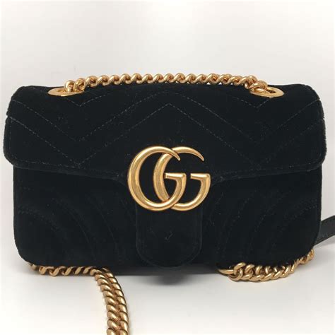 gucci marmont velvet bolso|authentic Gucci Marmont small bag.